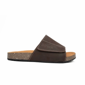 Boat Sandals Brown Single - Strap Slide Sandals