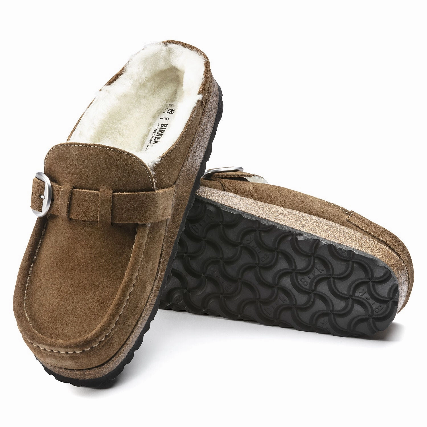 Buckley Shearling - Tea Lollipop Clogs