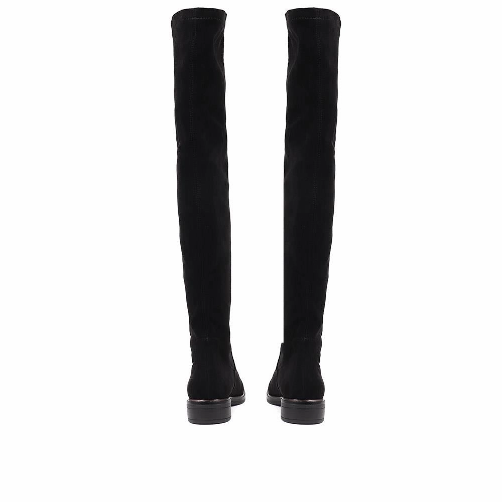 Gladiator Knee High Boots Calf Boots - CAPRI38503 / 325 549 - Black