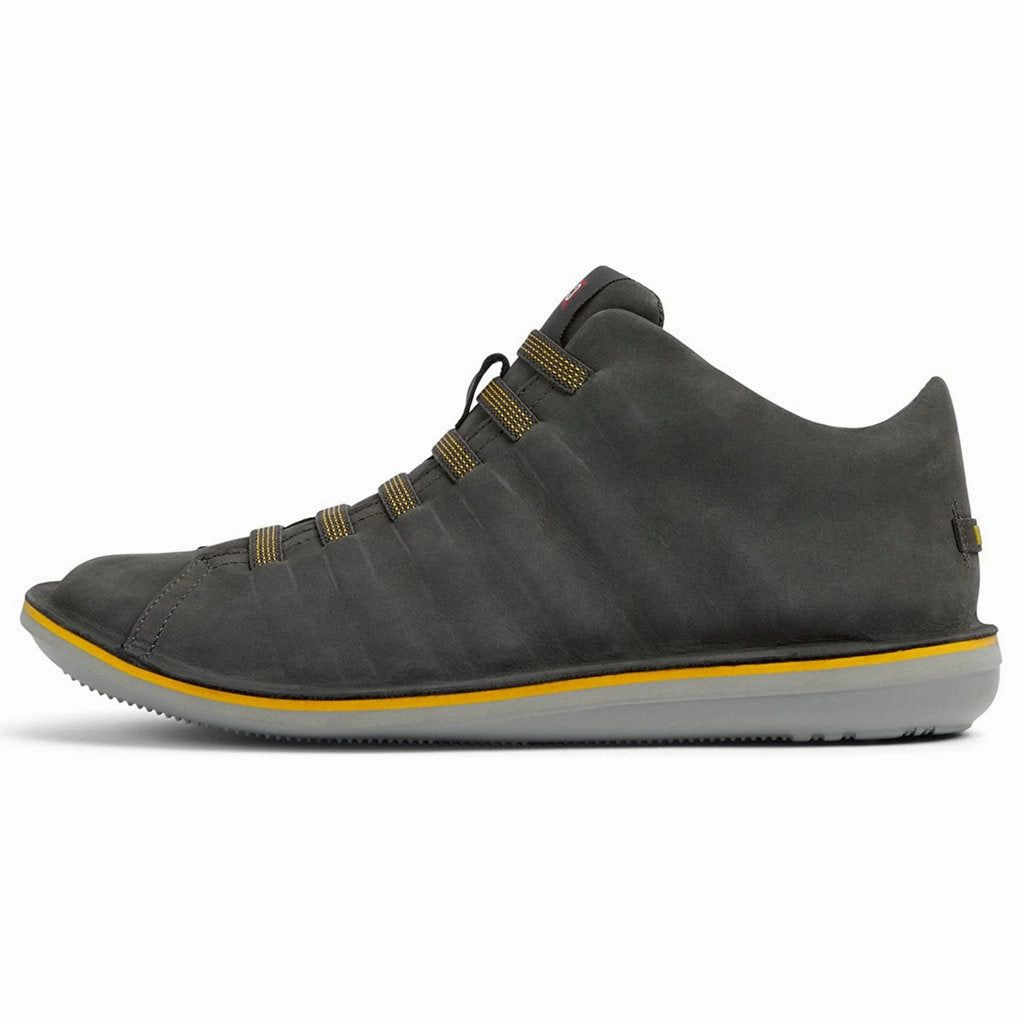 Neoprene Ankle Boots Camper Beetle Nubuck Leather Men's Slip-On Boots