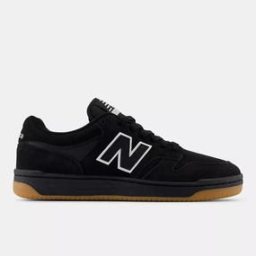 New Balance Numeric 480 Skateboard Shoes - Black With White Grip Pads For Basketball Shoes