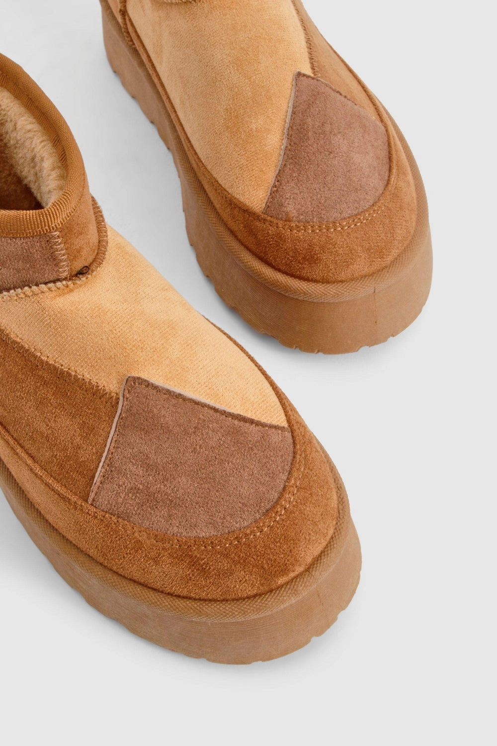 CHESTNUT MULTI COLOUR CLASSIC ULTRA MINI COSY FUR LINED ANKLE BOOT (PACK A) Western Dresses For Boots