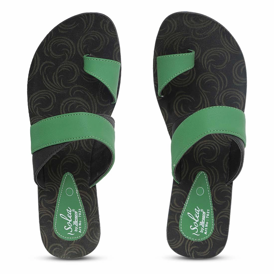 Everyday Flip-flops Arch Support Hallux Rigidus Women's Solea Green Slippers