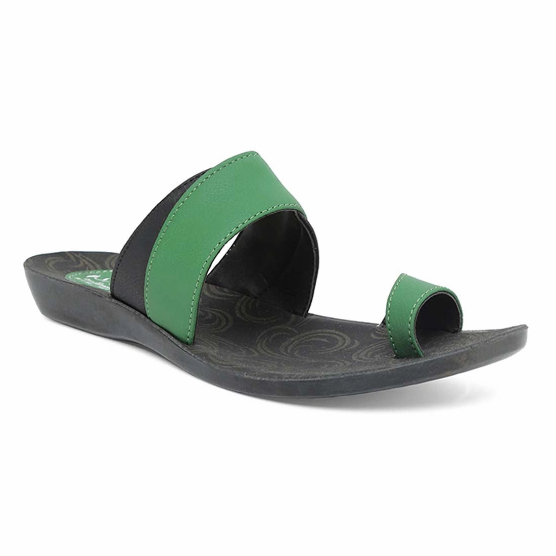 Women's Solea Green Slippers Fanning Flip Flops Sale