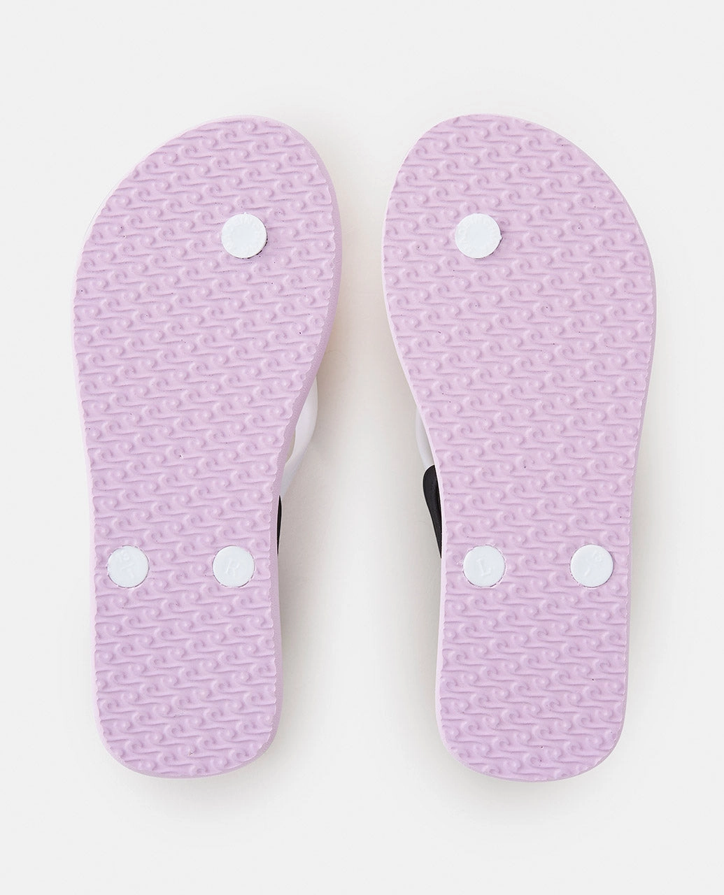 Vintage 80's Flip Flops Rip Curl Kids Hidden Tropics Summer Flip Flops - Yellow