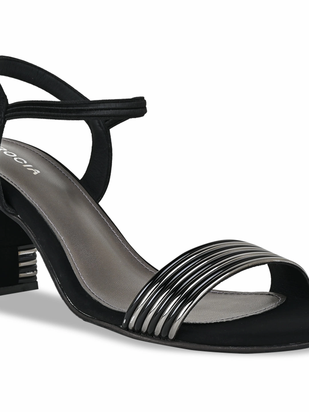 Rocia By Regal Black Women Block Heel Sandals Fashion Comfort Sandals