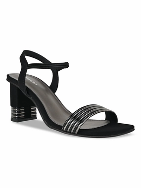 Rocia By Regal Black Women Block Heel Sandals Thick Heel Sandals