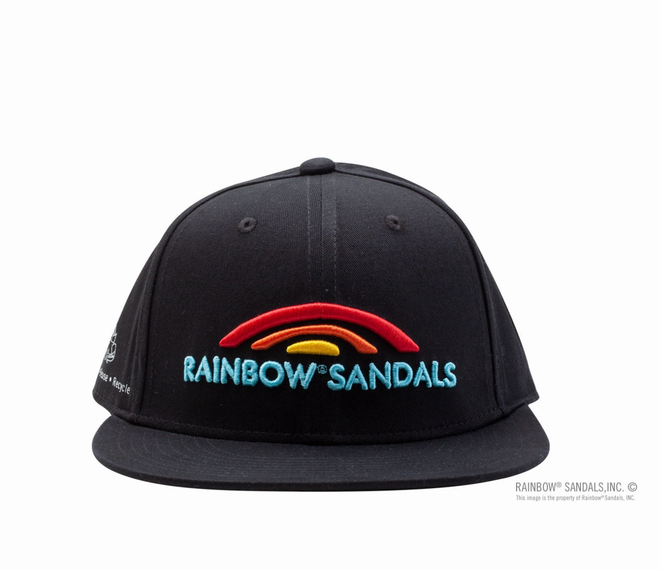 SNAP BACK HAT - Rainbow Sandals Black 100% Cotton Salvatore Ferragamo Sandals