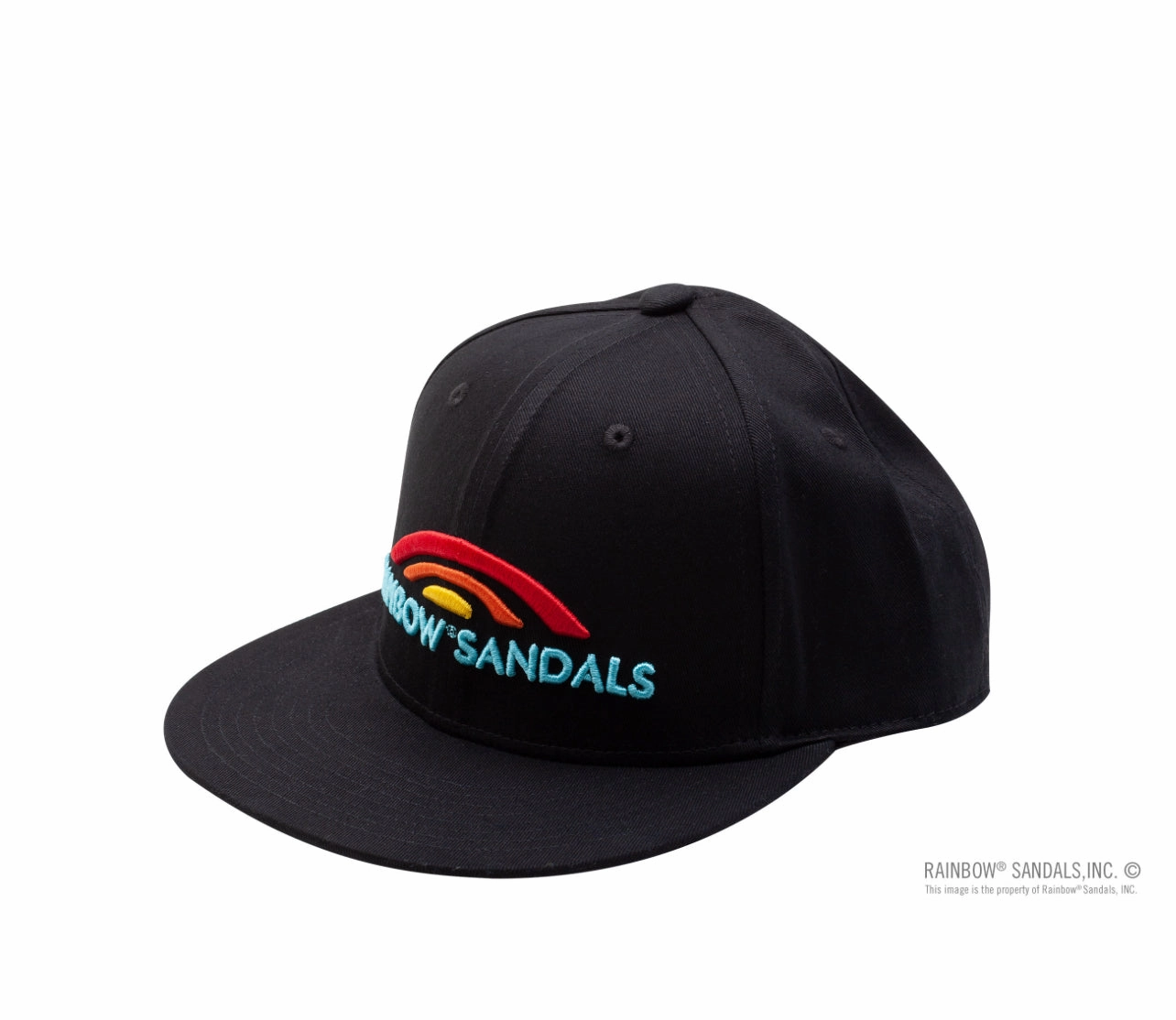 Wholesale Sandals SNAP BACK HAT - Rainbow Sandals Black 100% Cotton