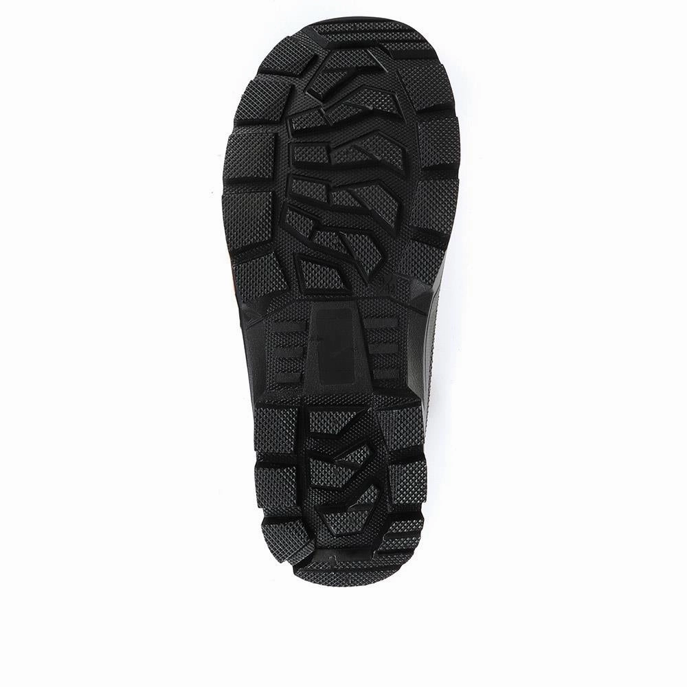 Wellington Boots - FEI32007 / 319 401 - Black Fake Fur Ankle Boots