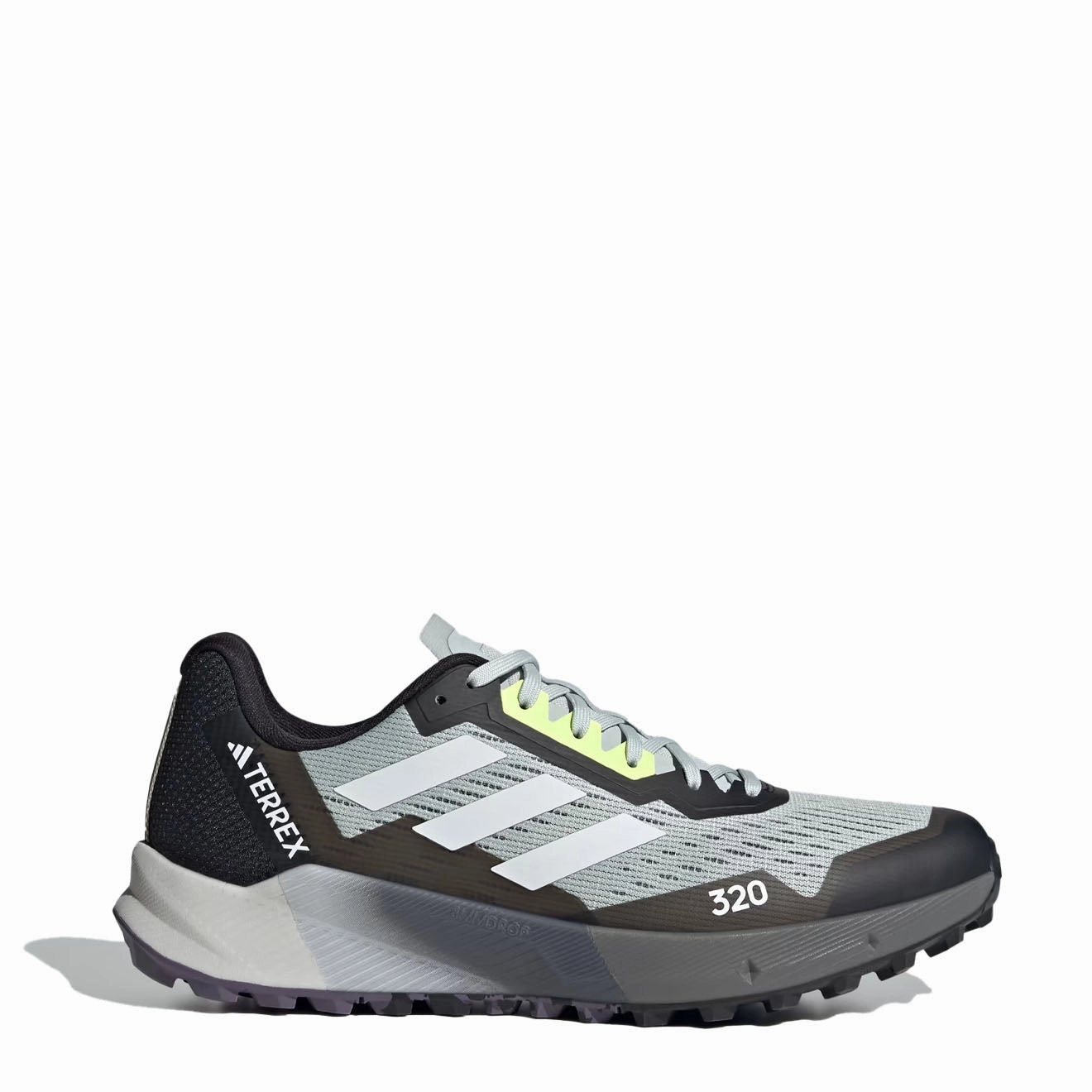 Adidas Terrex Agravic Flow 2.0 Trail Running Shoes Wonder Silver / Crystal White / Lucid Lemon Best Shoes For Appalachian Trail Thru Hike
