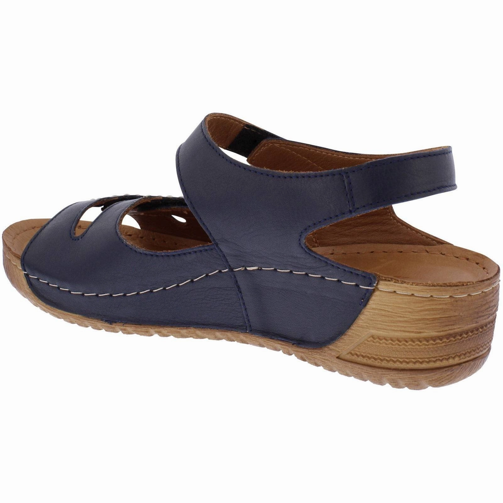 Aravon Sandals Adesso Loretta Navy Sandal
