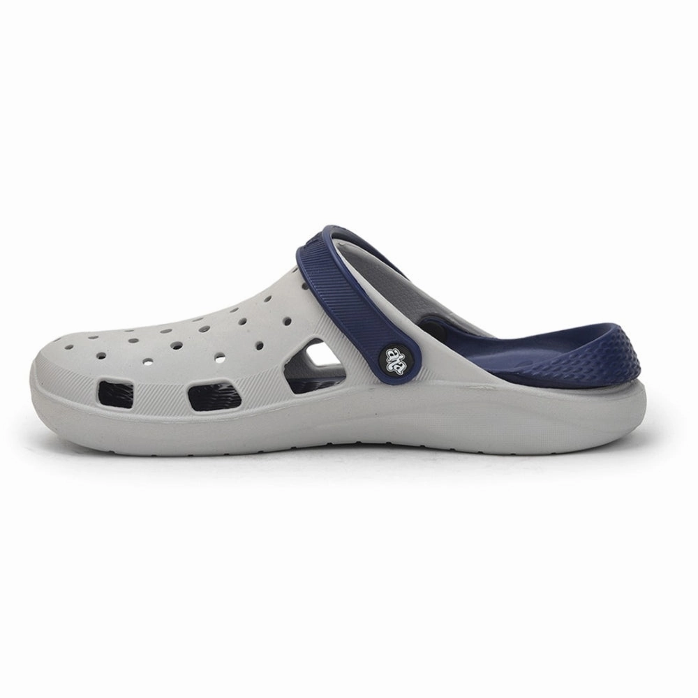 Sandals Socks A-HA Grey Slingback Clogs For Men LPMXT-800 By Liberty