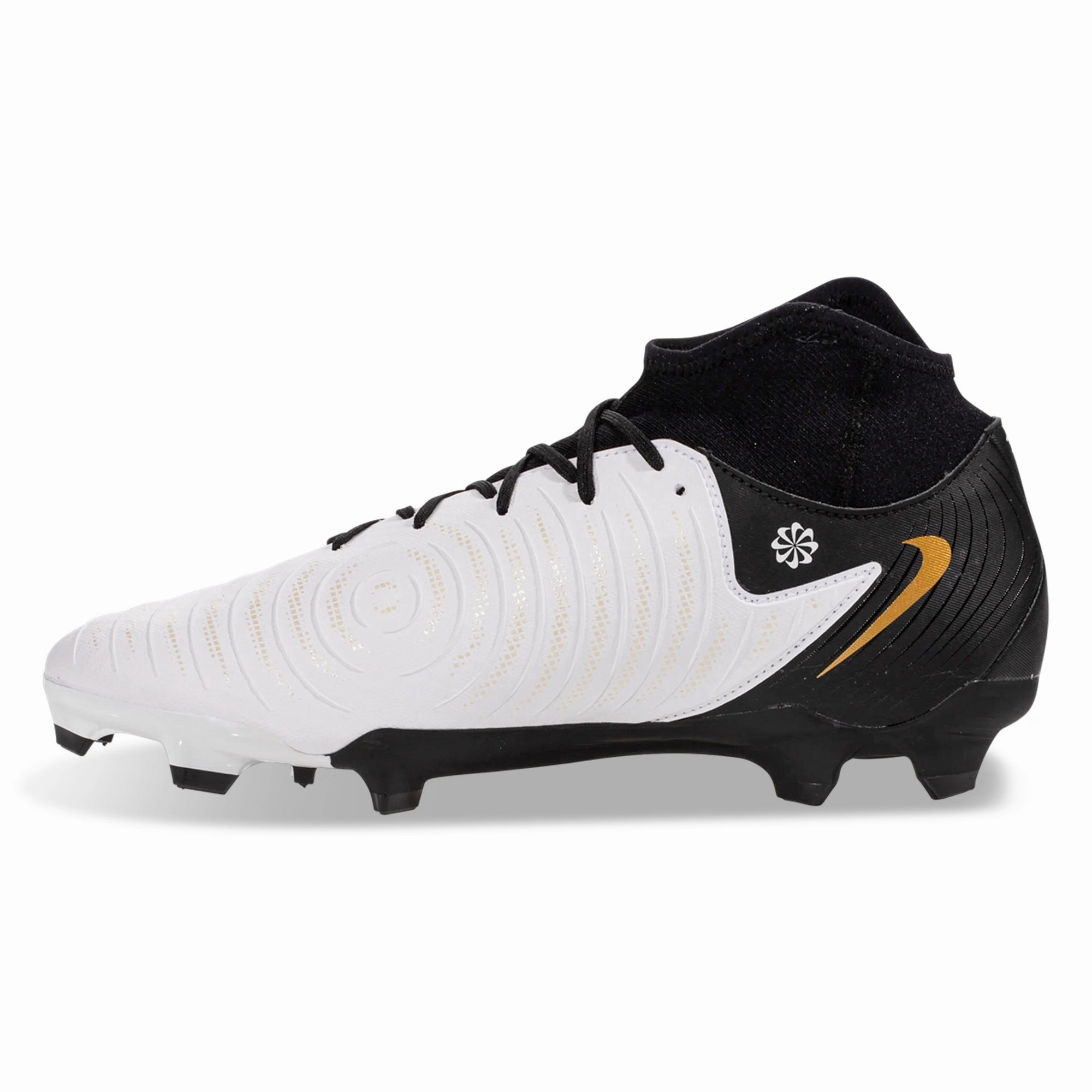 Best Soccer Cleats 2024 Nike Phantom Luna II Academy FG/MG Soccer Cleats (White/Black-Metallic Gold Coin)