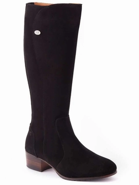 Design Your Own Knee High Boots DUBARRY Downpatrick Knee High Boots - Black Suede