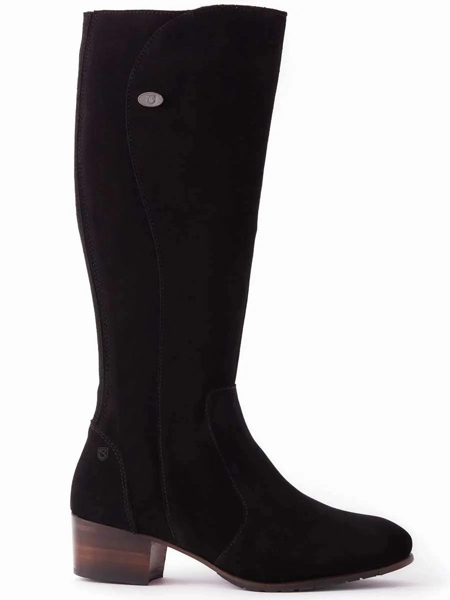 Madden Knee High Boots DUBARRY Downpatrick Knee High Boots - Black Suede