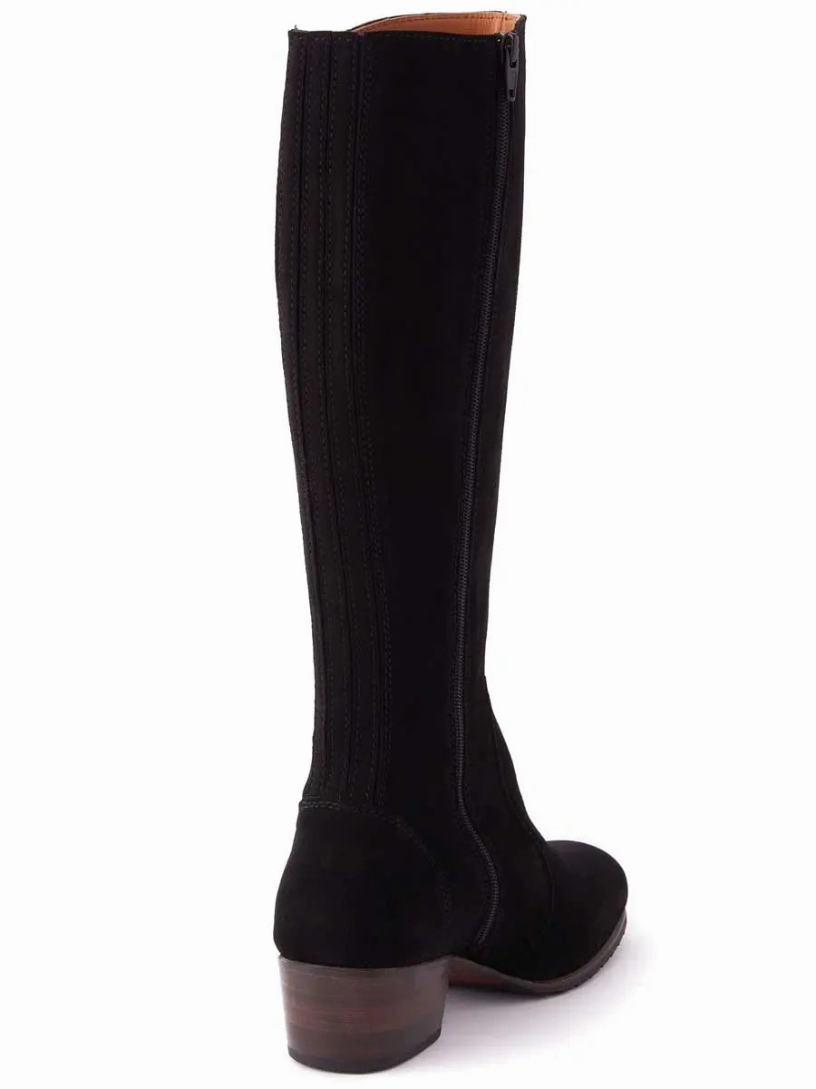 Alfani Knee High Boots DUBARRY Downpatrick Knee High Boots - Black Suede