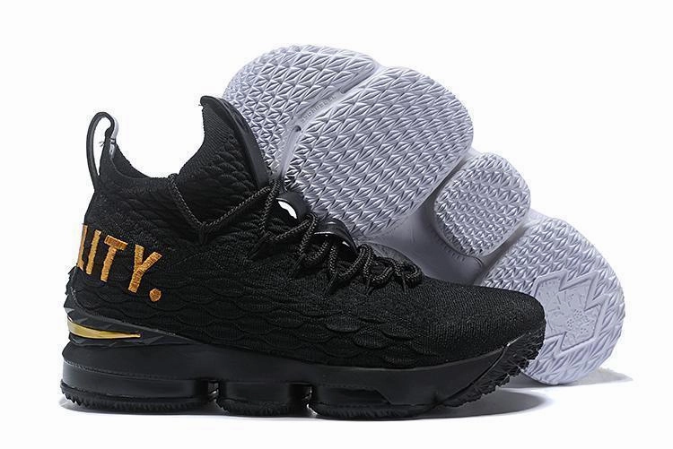 Casual Shoes Nike Nike Lebron XV 15 Equality Black White Men Shoes Sale Size US7,8,8.5,9,10,11,12