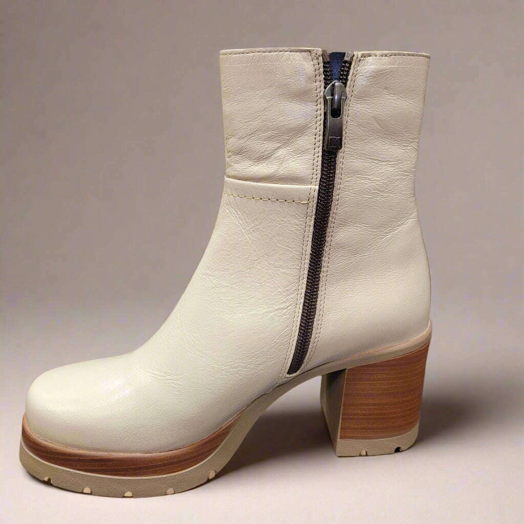 White Above The Knee Boots Fluchos - D9413 - Porcelana