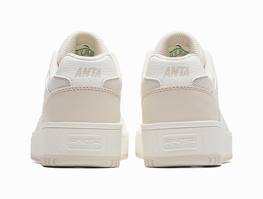 Beat Hiking Shoes Anta Original Year Lightweight Low top Skateboard Shoes Women's White Gray