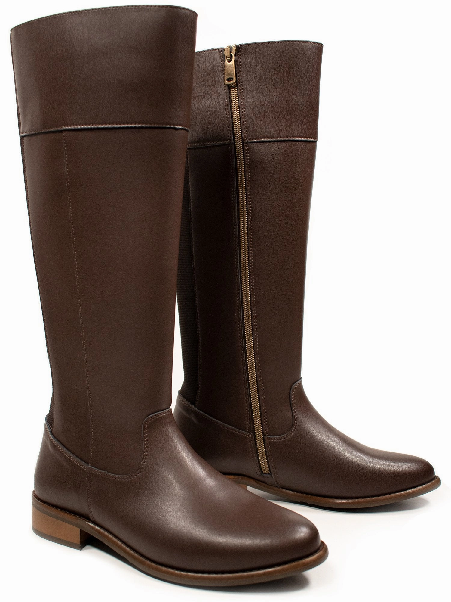 Knee High Boots Suede Knee High Boots No Heel