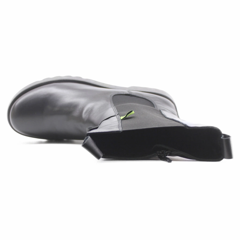 Fly London Mide904Fly Leather Women's Chelsea Boots Ankle Boots Metallic