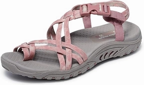Skechers Women's Reggae-Positive Space Sport Sandal Trail Running Shoes For Sale