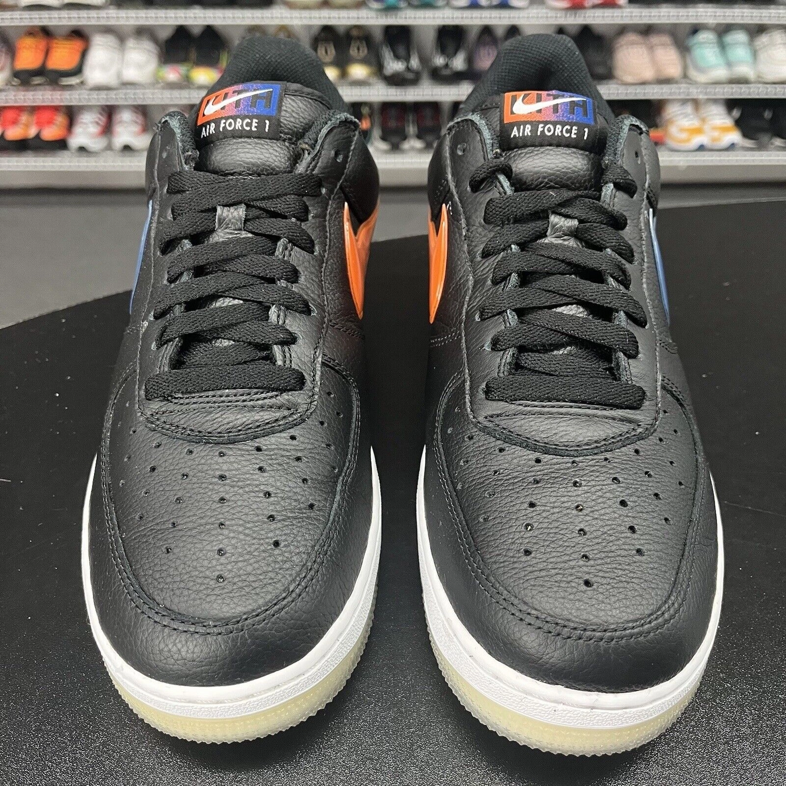 New Tennessee Vols Nike Shoes Nike Air Force 1 Low Kith Knicks Away Black CZ7928-001 Men's Size 10.5