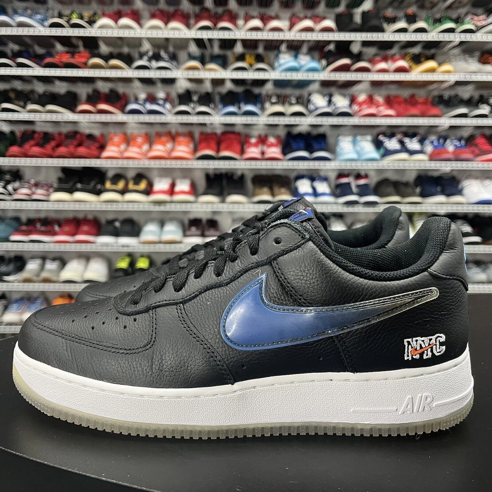 Nike Air Force 1 Low Kith Knicks Away Black CZ7928-001 Men's Size 10.5 Best Nike Lifestyle Shoes