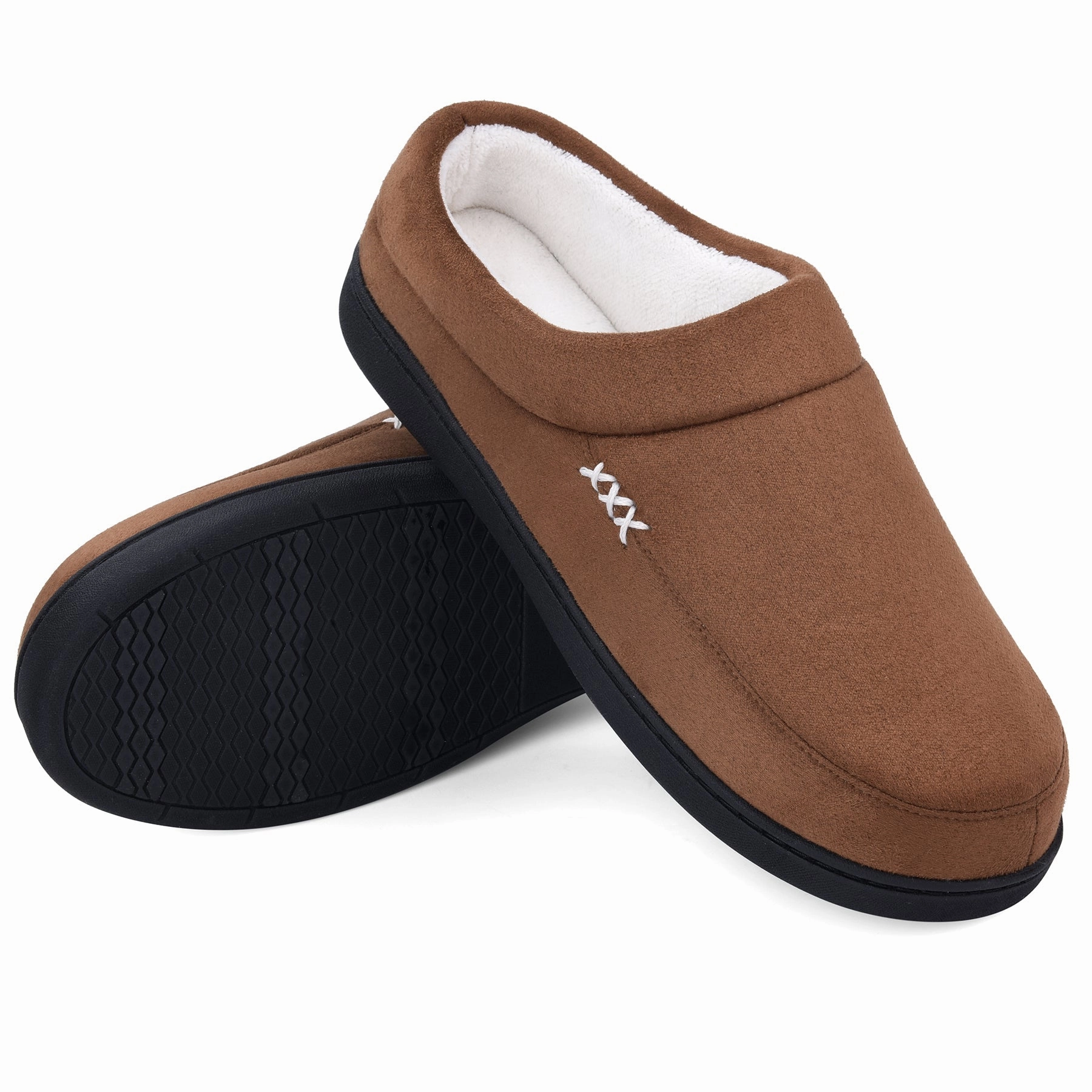 VONMAY Men's Slippers Cozy House Shoes Memory Foam Slip On Clog  Garden Shoes Old People Walking