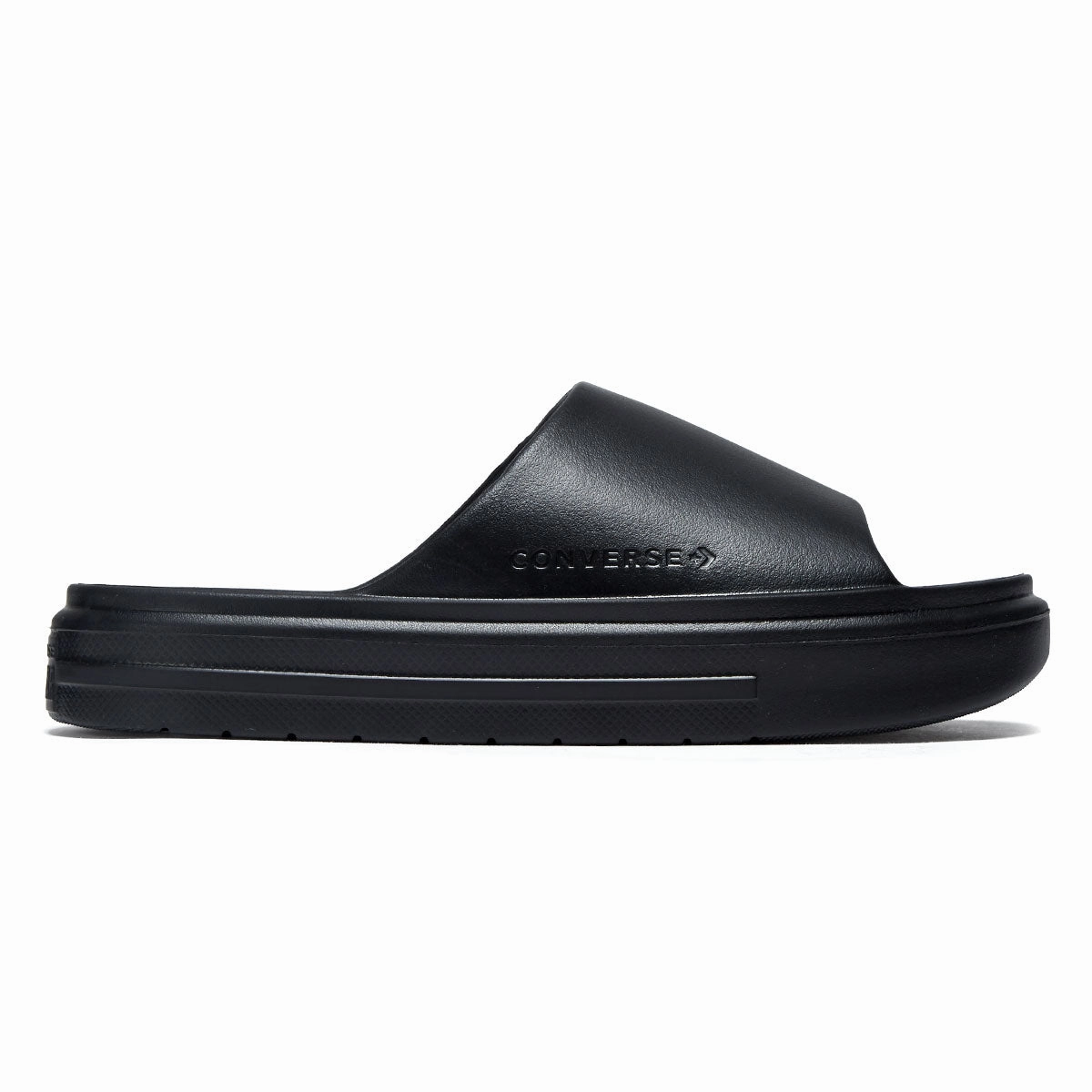 Converse Essential Slide Sandals - Black/Black/Black Sandals Inn Daytona Beach