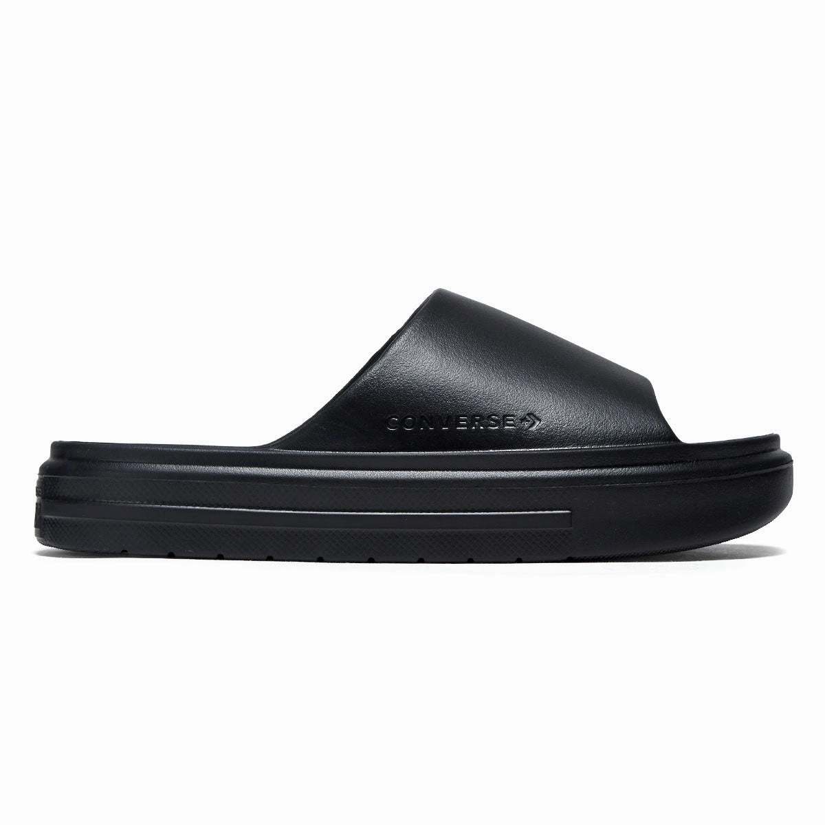 Swiftwater Sandals Converse Essential Slide Sandals - Black/Black/Black