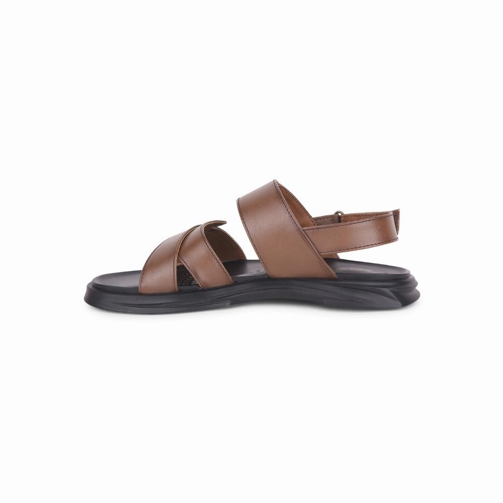 Coolers By Liberty WILFRED-1 Mens Tan Formal Sandal San Antonio Shoes Sandals