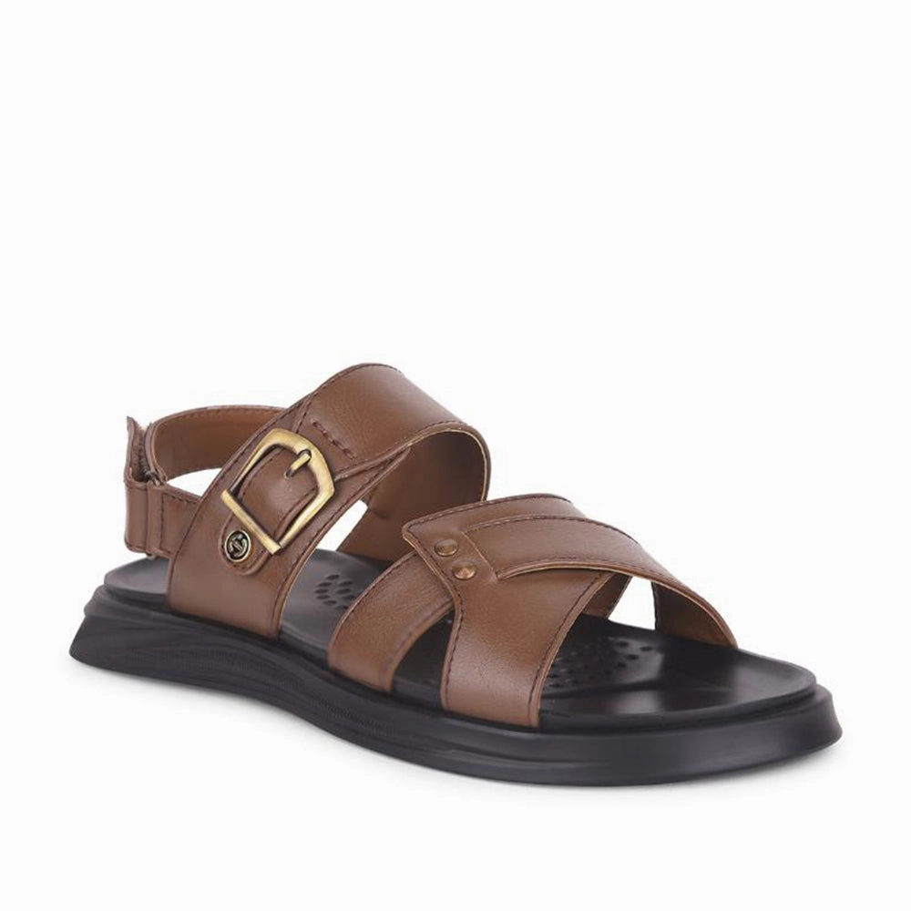 Coolers By Liberty WILFRED-1 Mens Tan Formal Sandal Attilio Giusti Leombruni Sandals