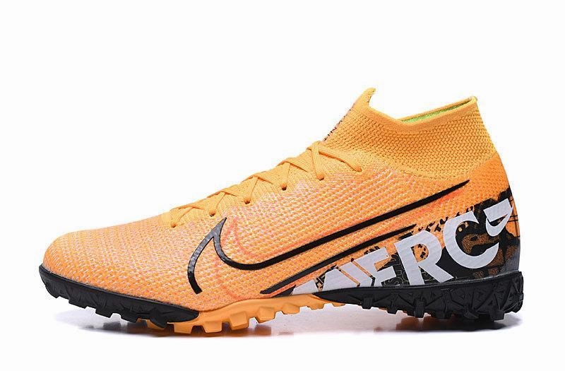 Nike Mercurial Superfly 7 Elite TF Soccers Cleats Shoes Orange Black Legacy Nike Shoes