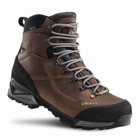 CRISPI Valdres Pro GTX Boots - Mens Gore-Tex Hunting Boots - Brown Keen Koven Mid Waterproof Hiking Boots