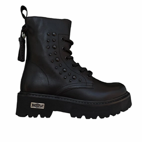 Cult Stivale Donna Anfibio Slash 4349 Mid Nero CLW434901 Combat Boots Cartoon