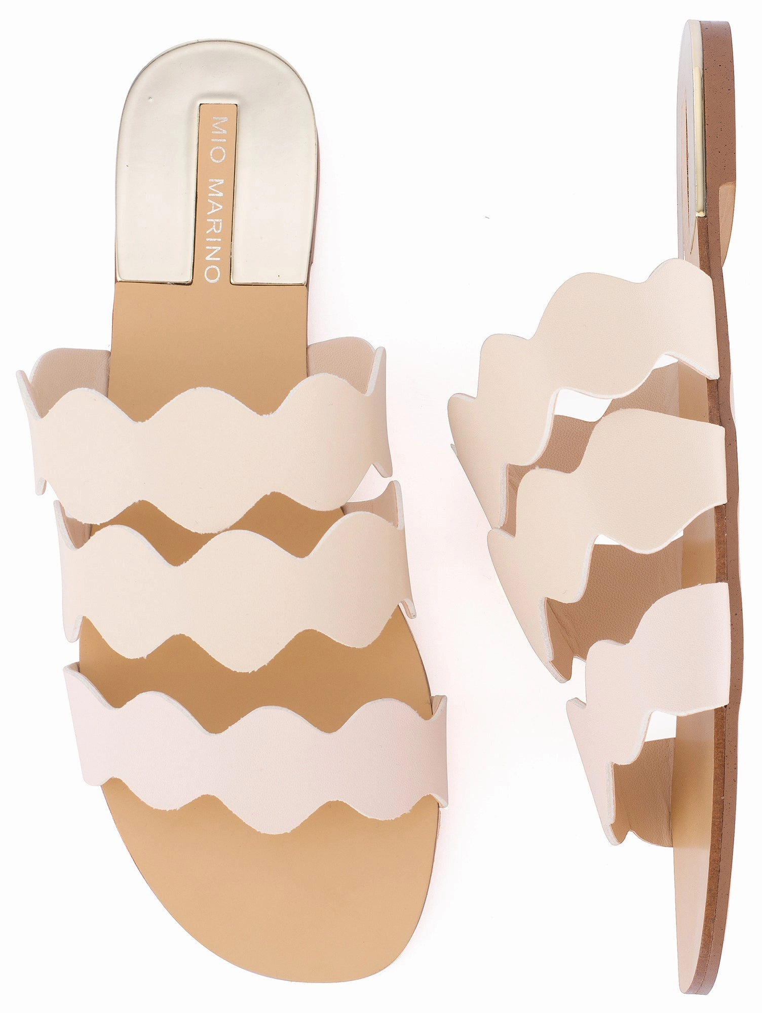 Oxide Flip Flops Floret Scalloped Sandal