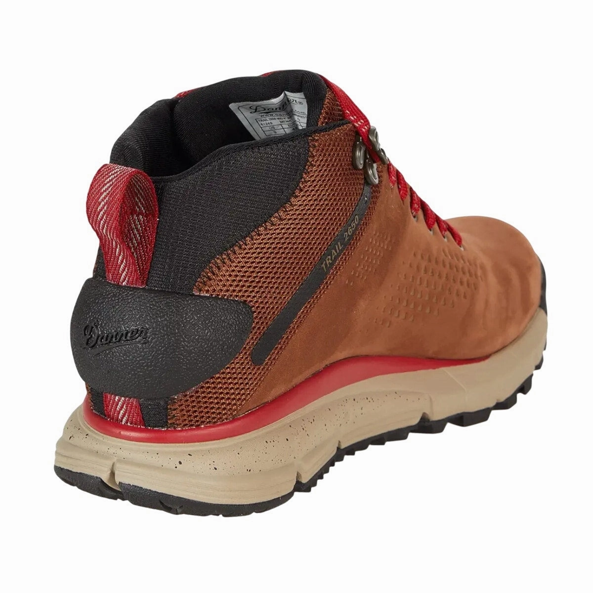 Danner Mens 4" Trail 2650 Mid GTX Hiking Shoes US 7 D EU 40 Brown Red WP NIB Best Trail Running Shoe Brands