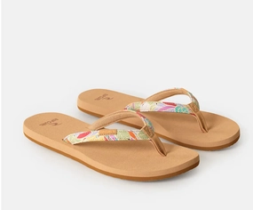 Archie Arch Support Flip Flops Rip Curl Freedom Bloom Open Toe