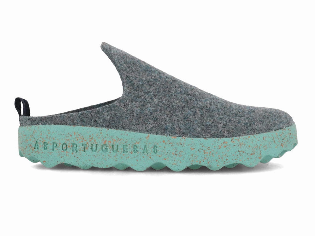 Clogs Dupe Amazon ASPORTUGUESAS Women Felt Clogs 'Come', gray blue