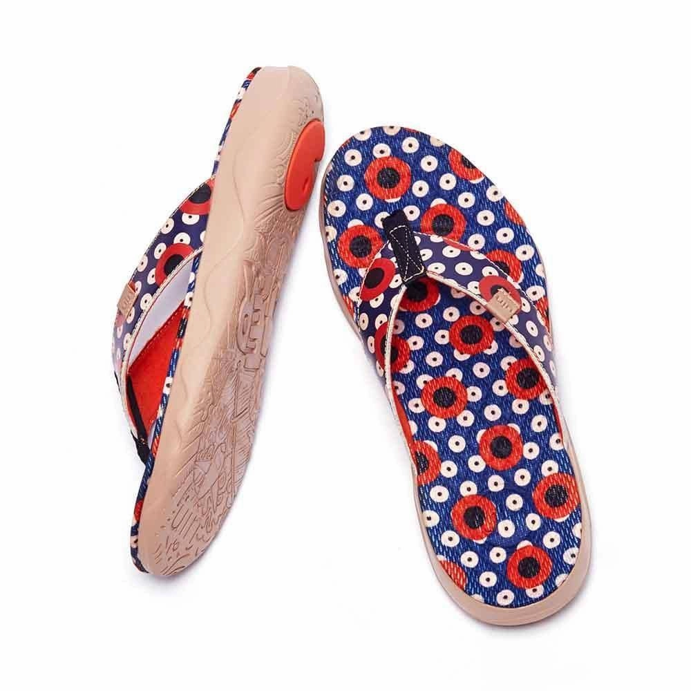 Dots Women Majorca Flip Flops Wholesale Leather Flip Flops