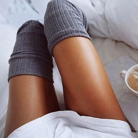 Ribbed Gray Thigh High Socks Super Soft Over The Knee Boot Socks Cozy Up With A Cappuccino Knee High Boots Fall 2025