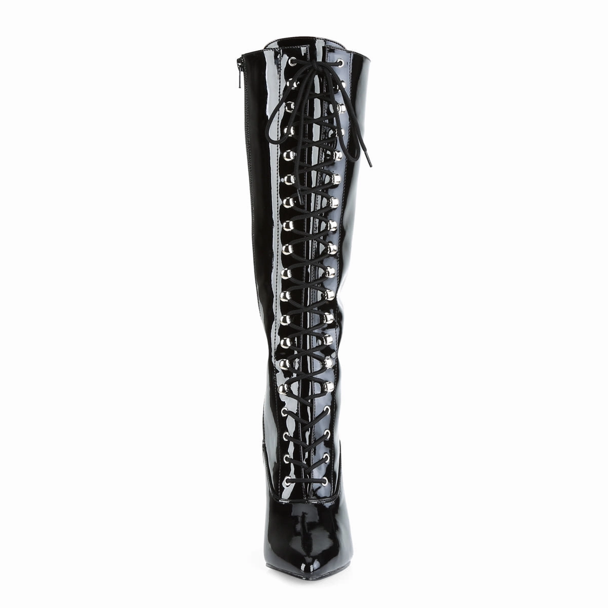 Good Knee High Boots Pleaser VANITY-2020 Black Patent Knee High Boots