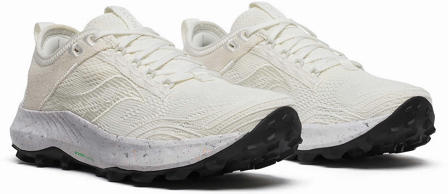 Saucony Peregrine RFG Womens Trail Running Shoes - White Mtb Trail Clipless Shoes