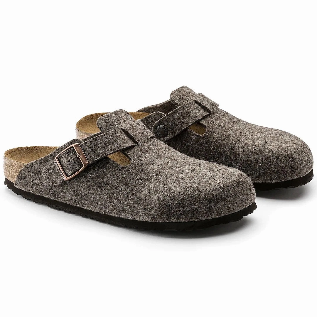 Peak Clogs Boston Felt - Cocoa