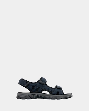 Italian Leather Sandals Brookes Black
