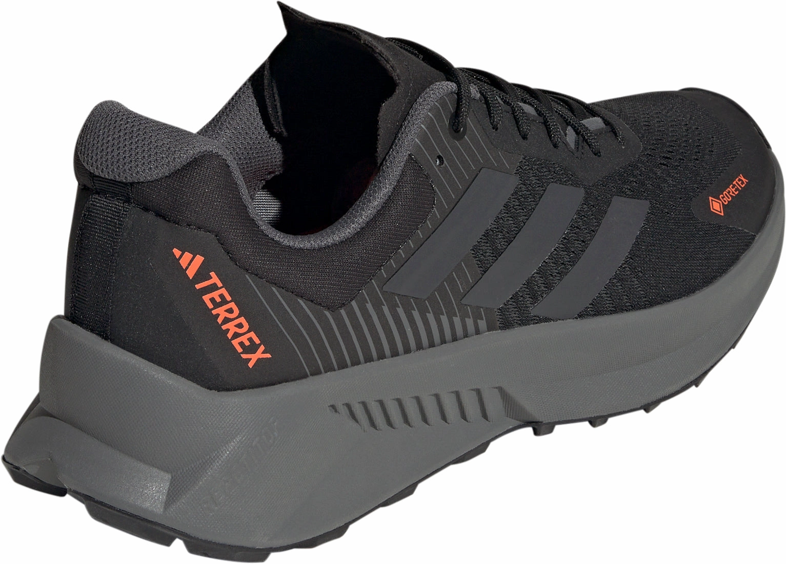 adidas Terrex Soulstride Flow GORE-TEX Mens Trail Running Shoes - Black Hiking In Trail Running Shoes