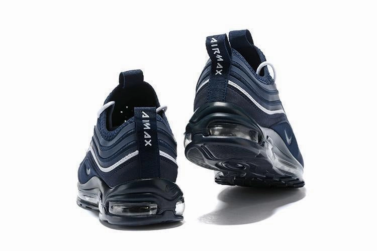 Nike Water Resistant Running Shoes Nike Air Max 97 Dark Blue White Shoes Sale Men Size US 7, 8, 8.5, 9, 10, 11