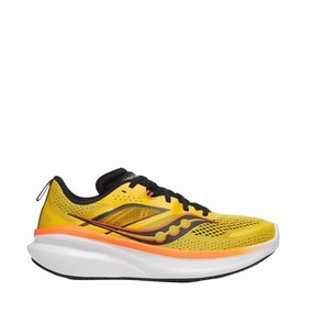 Saucony Men's Omni 22 Running Shoes in Pollen/Black SS25 Running Shoes For Basic Training